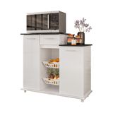 Balcão Cozinha 104cm Com Fruteira Multimóveis Cr20269 Branco