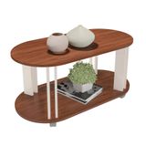 Mesa De Centro Mundi Cedro/off White Artely