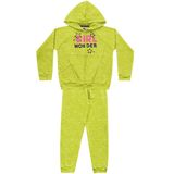 Conjunto Moletom Infantil Menina Wonder Neon