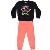 Conjunto Moletom Infantil Menina Estrela neon