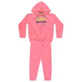 Conjunto Moletom Infantil Menina Wonder Neon