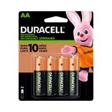 Pilha Recarregável Duracell Aa 2500 Mah C/ 4 Unidades - Ac2474