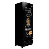 Cervejeira Ccv-355 Preto 471 Litros Porta Cega Adesivada Happy Hour 127v - Imbera