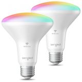 Lampada Led Colorida Inteligente Wi Fi 2.4ghz, Controle De Voz, 65w, 2 Un, Sengled W12 N15, Rosa