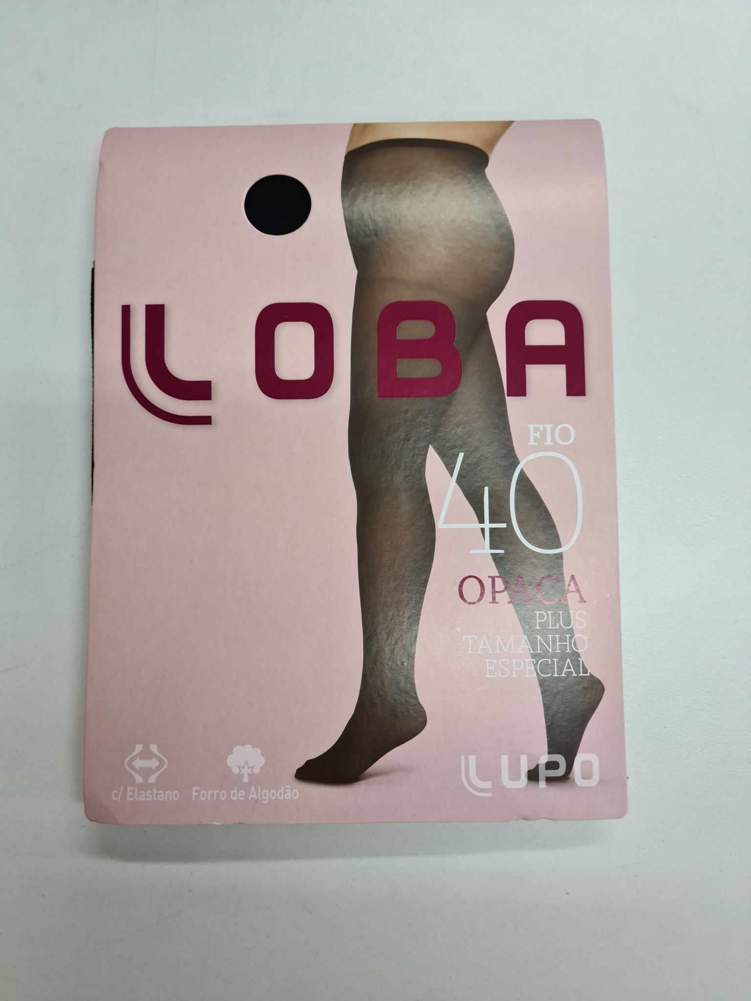 Meia Calça Fio 40 Plus Size Loba Lupo 5837 Opaca.