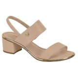 Sandalia Beira Rio Salto Medio Bloco Ref 8379.221.9569 Bege 034