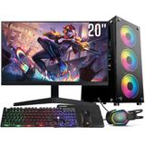 Computador Gamer Completo Intel Core i5 8GB SSD 256GB Kit Gamer com Headset Monitor 20" Windows 10 3Green Flash