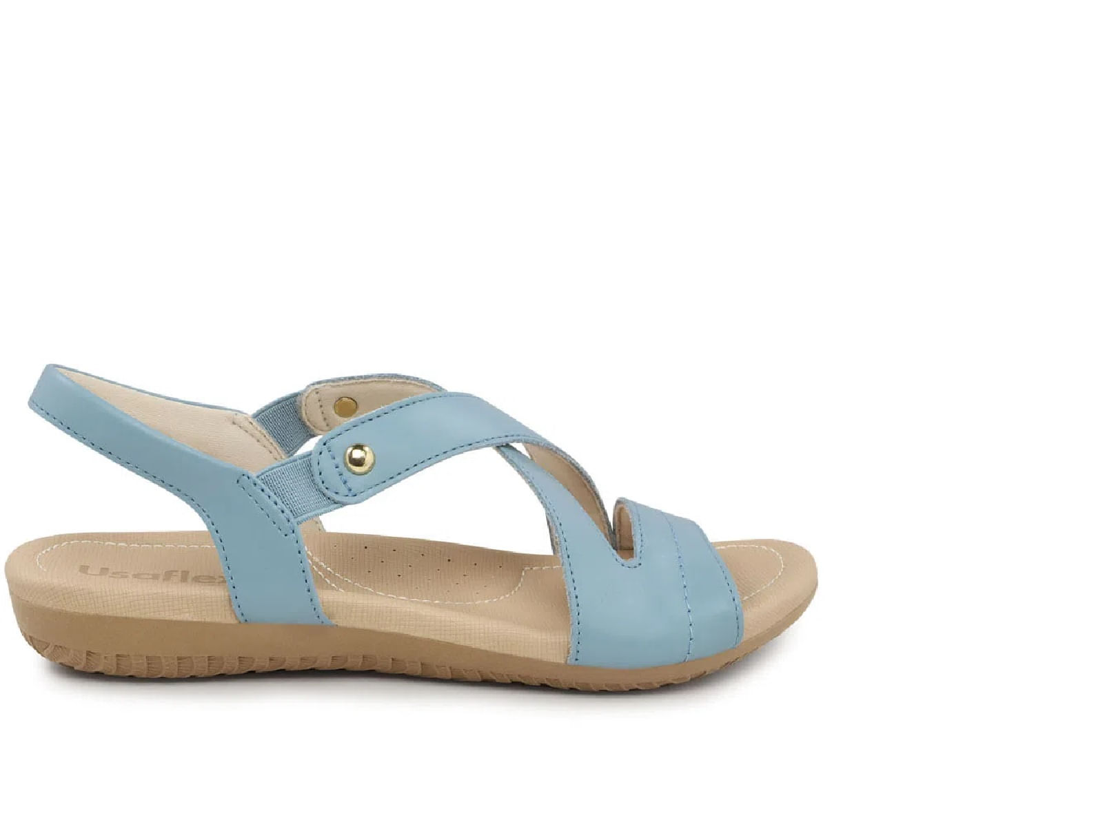 Sandalias Usaflex Lisa Light Blue R1804