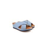 Tamanco Plataforma Usaflex Light Blue Ag3207