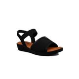 Sandalia Plataforma Usaflex Preto Com Lycra Ag3907