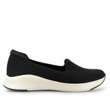 Tenis Usaflex Slip On Tecido Preto Af3212