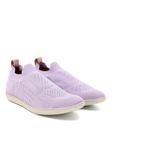 Tenis Usaflex Bico Fino Tricot Lavanda Ag4304