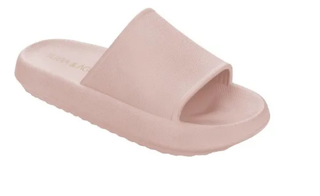 Chinelo Nuvem Terra E Agua Rosa Cha