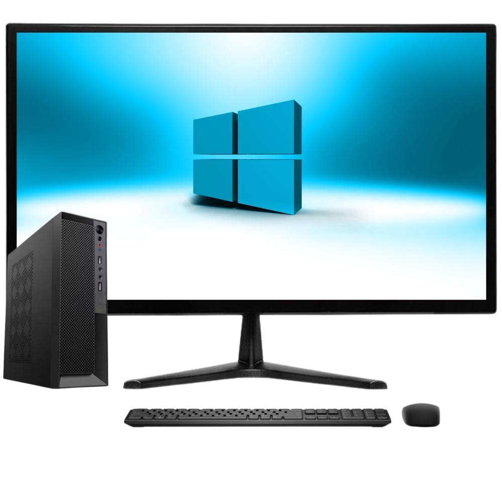 Computador Completo Compacto Intel Core I5, 16gb De Memória, Ssd 512gb, Windows 10, Monitor Led 24&quot; - 3green Slim 3gs-0107