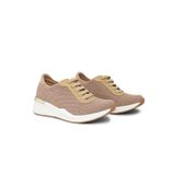 Tenis Usaflex Sola Alta Em Tecido Blush Af1504