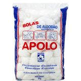 Algodão De Bolas 50g - 20 Unidades - Apolo