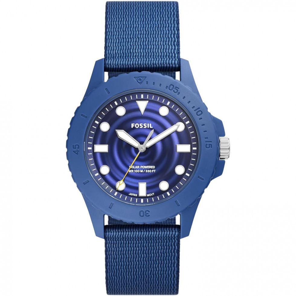 Relogio Masculino Analogico De Quartzo, Fossil Fs5893, Azul