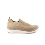 Tênis Usaflex Slip On Amêndoa Tricot Ag3607