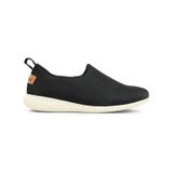 Tenis Usaflex Slip On Elastano Laser Preto Af0607