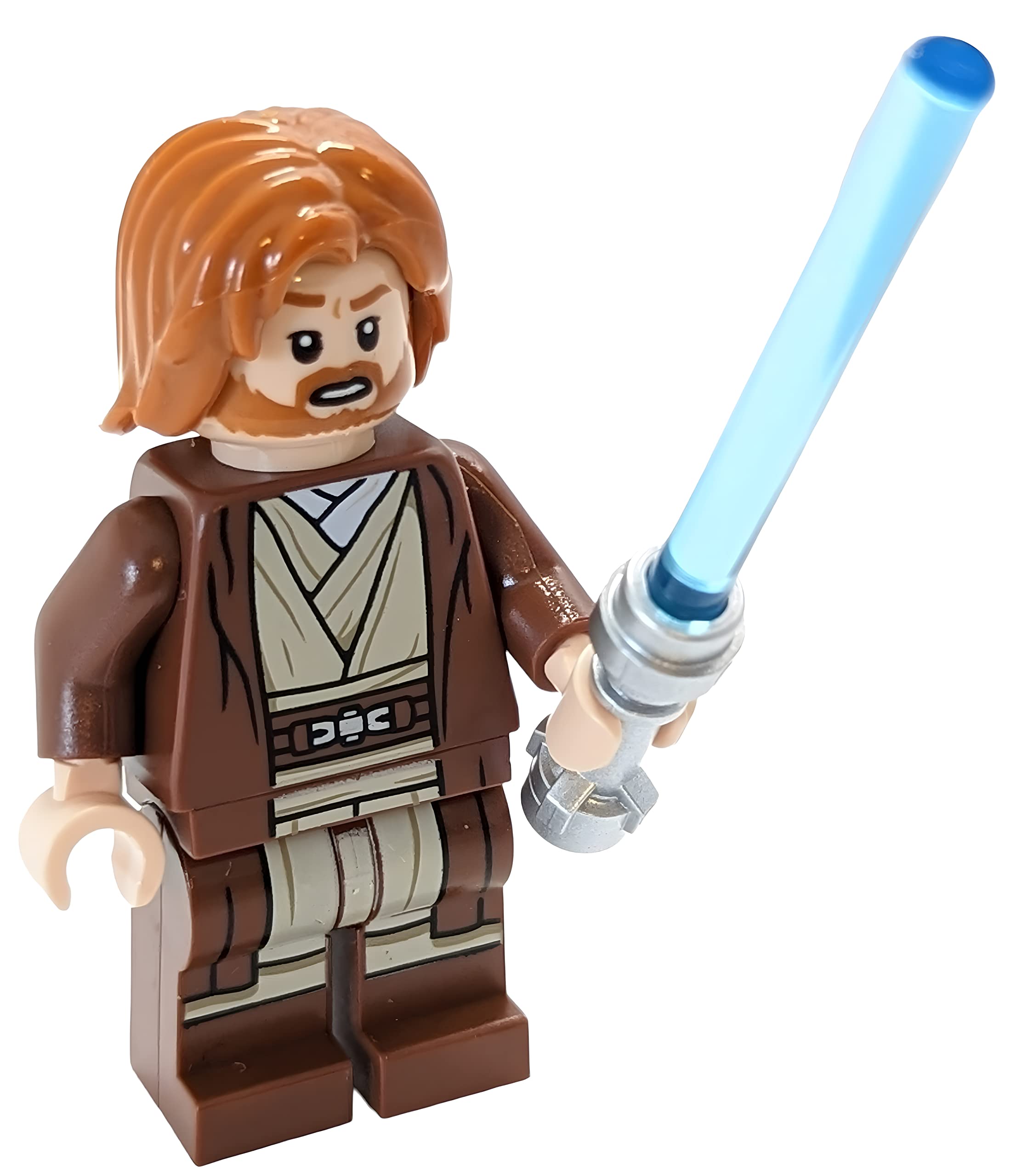 Miniboneco Lego Star Wars Obi-wan Kenobi Com Sabre De Luz