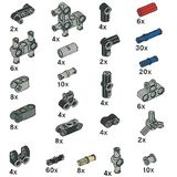 Pacote Lego Technic Pegs, Joints E Peg-joints