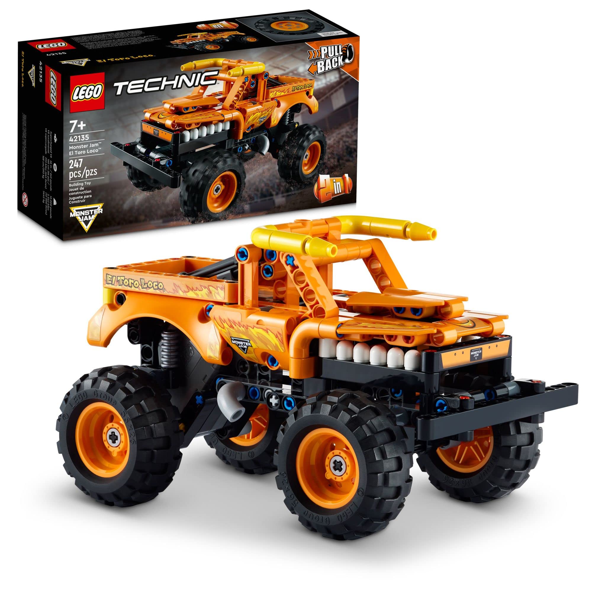 Brinquedo De Construção Lego Technic Monster Jam El Toro Loco 42135