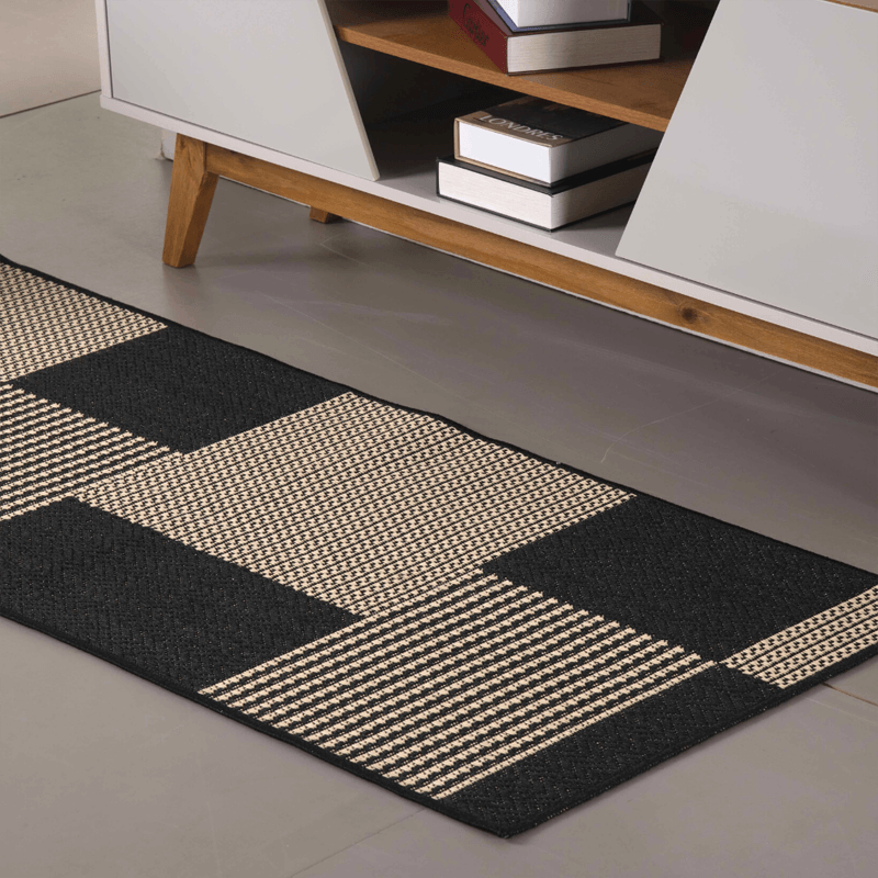 Tapete Passadeira Sisal Lancer 1 Peça Antiderrapante 1,00m X 66cm