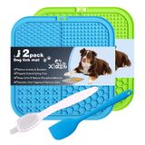 Lick Pad Xigou Dog, Pacote Com 2 Tapetes De Lamber Grandes Para Cães