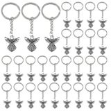 Chaveiro Auear Guardian Angel Silver Tone, Pacote Com 50