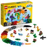 Conjunto De Brinquedos De Construção Lego Classic Around The World 11015 950 Unidades