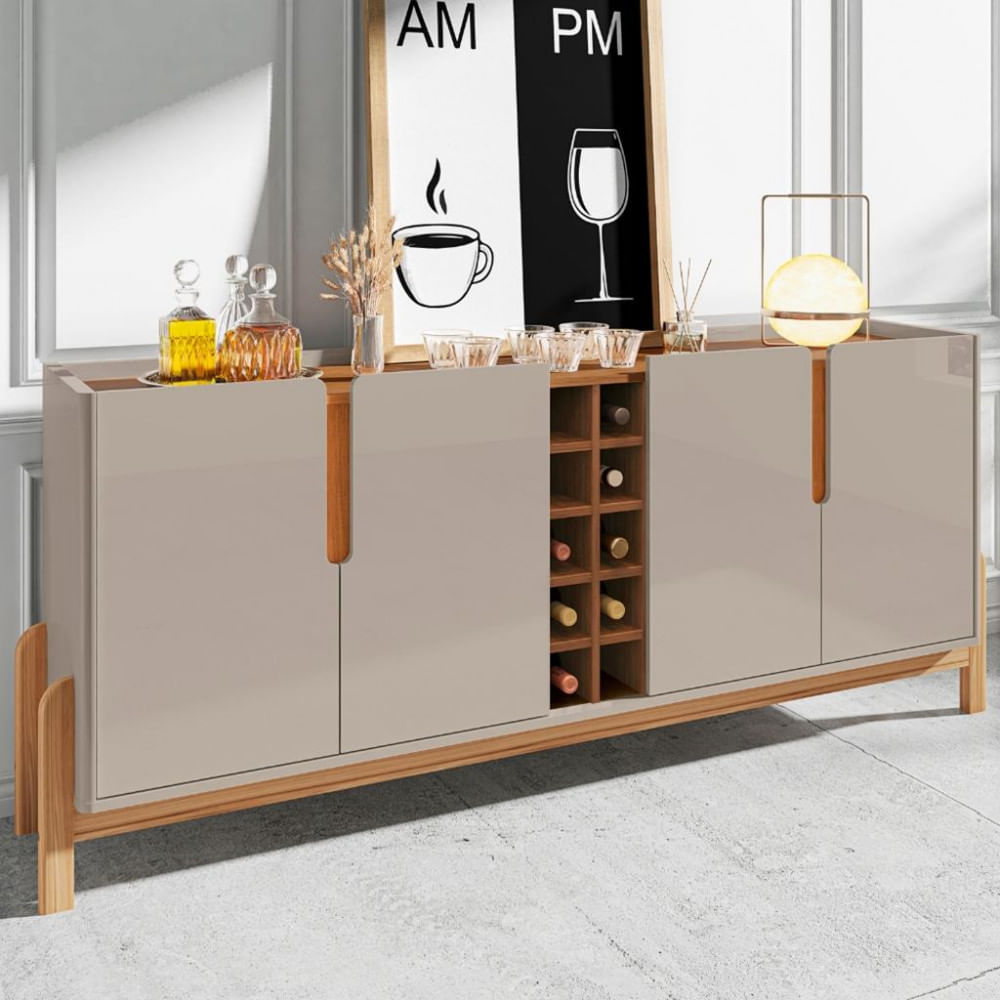 Aparador Buffet 4 Portas 190cm Lizz Casa D