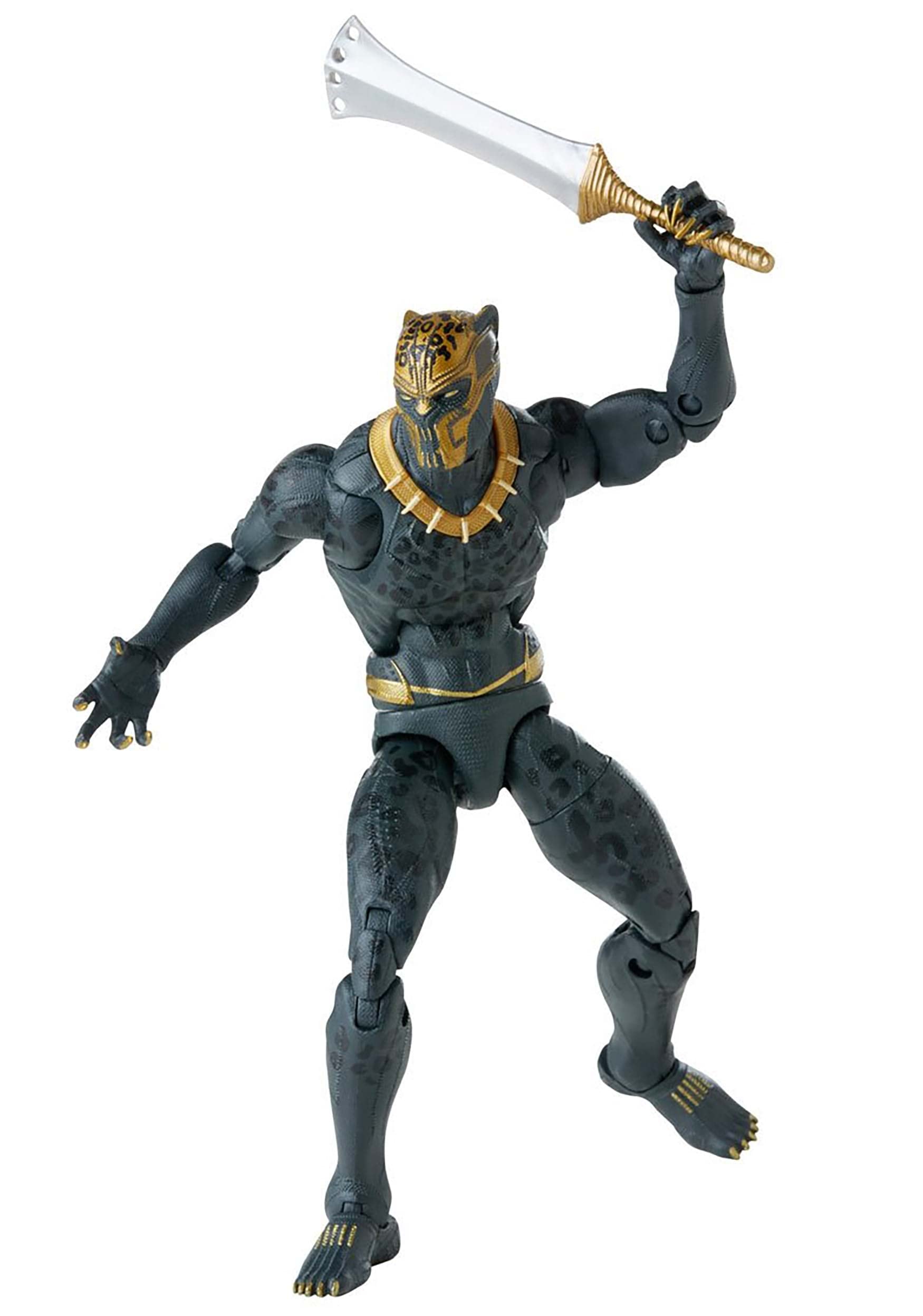 Boneco De Ação Da Série Marvel Legends Black Panther Killmonger