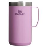 Caneca De Acampamento Stanley Stay Hot 24 Onças De Aço Inoxidável 18/8 Lilás