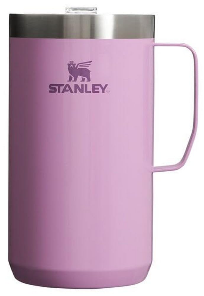 Caneca De Acampamento Stanley Stay Hot 24 Onças De Aço Inoxidável 18/8 Lilás