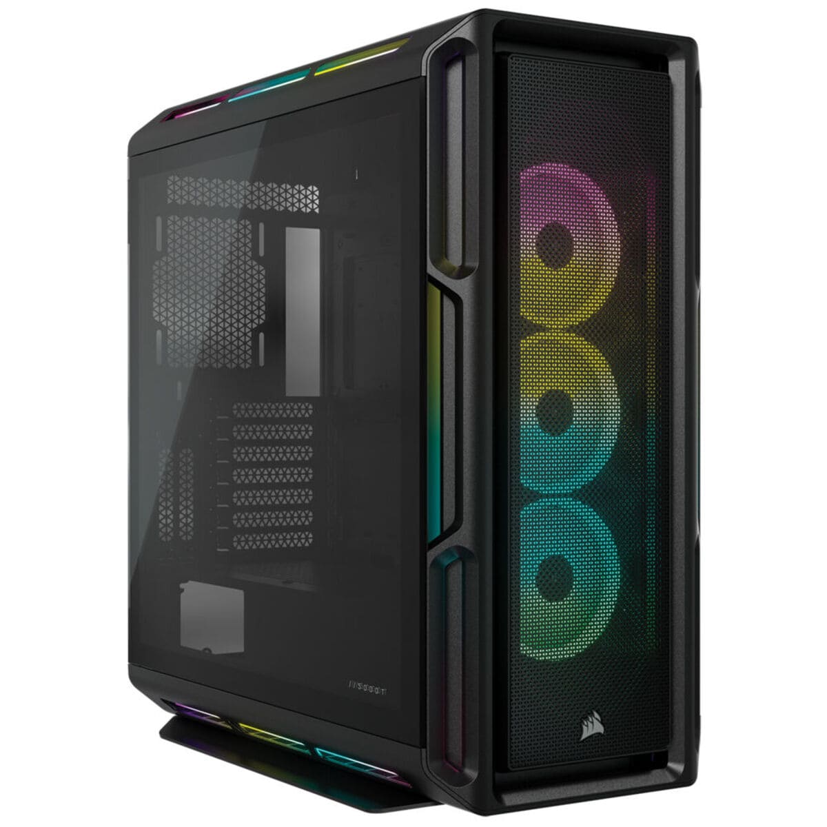 Imagem do produto Gabinete Gamer Corsair ICUE 5000T RGB, Mid-Tower, Lateral de Vidro, Com 3 Fans, Preto, CC-9011230-WW em Carrefour