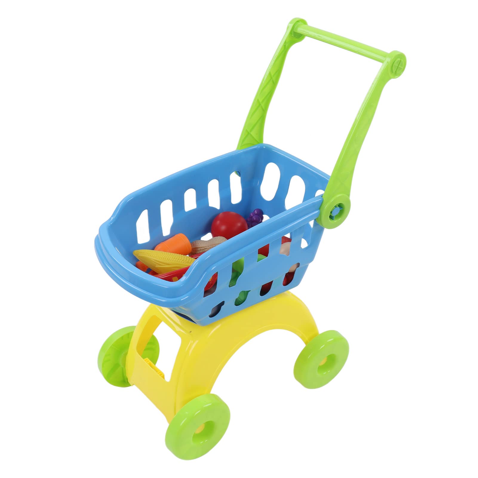 Brinquedo De Carrinho De Compras De Frutas Shanrya Lbec Com 16 Brinquedos Para Crianças