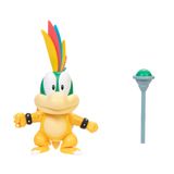 Boneco De Ação Super Mario Lemmy Koopa De 10 Cm Com Acessório De Bola