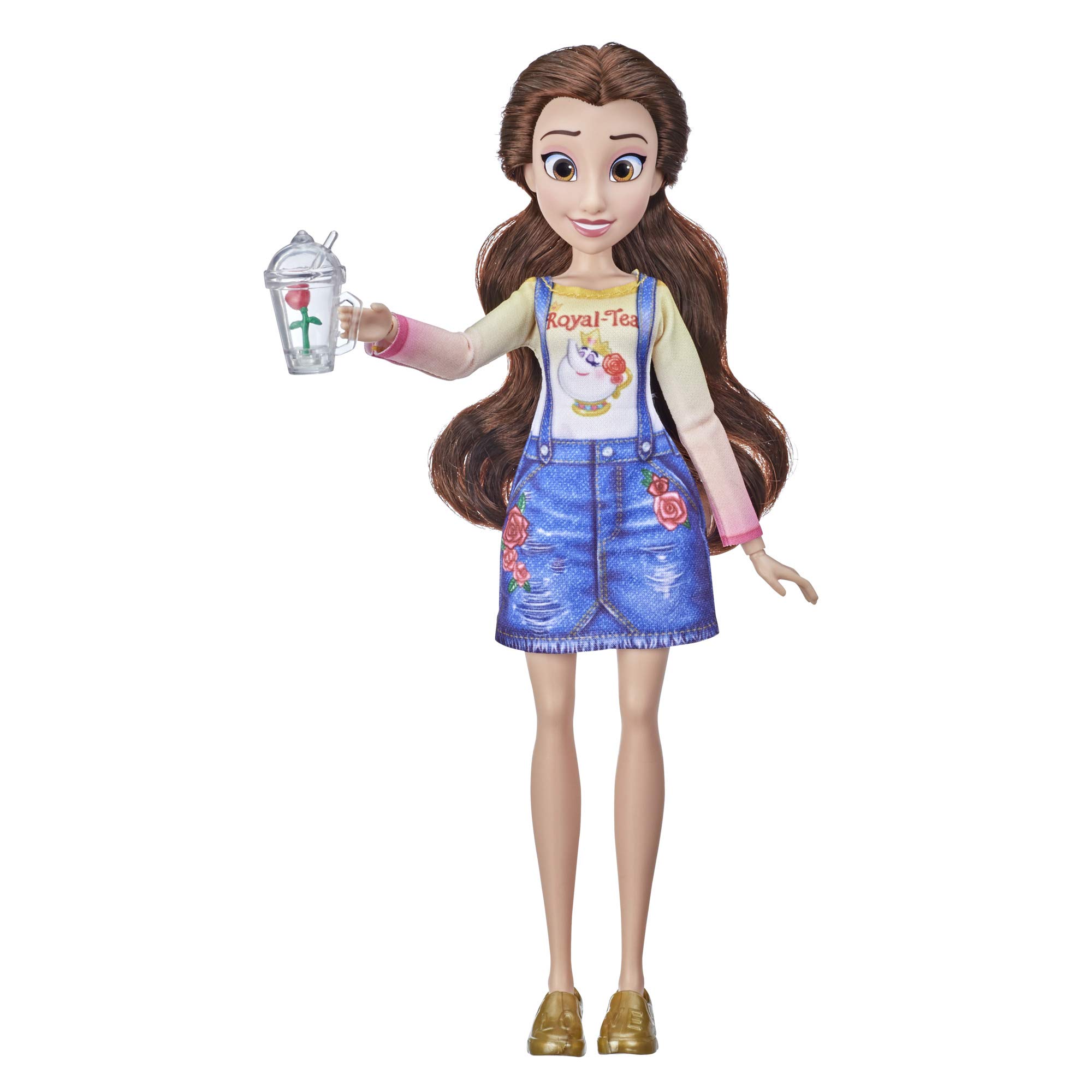 Boneca Fashion Disney Princess Comfy Squad Belle Com Roupa