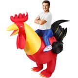 Fantasia De Frango Inflável Liitrsh Adult Rooster Halloween