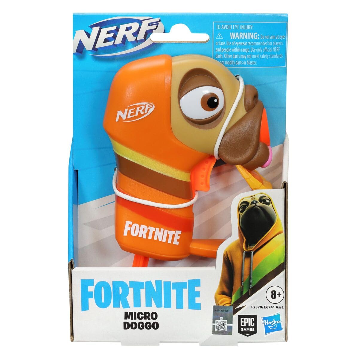 Blaster Hasbro Nerf Fortnite Micro Doggo Mini Dart Firing