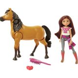 Boneca Lucky De Brinquedo Mattel Spirit Untamed Ride Together Com Spirit Horse