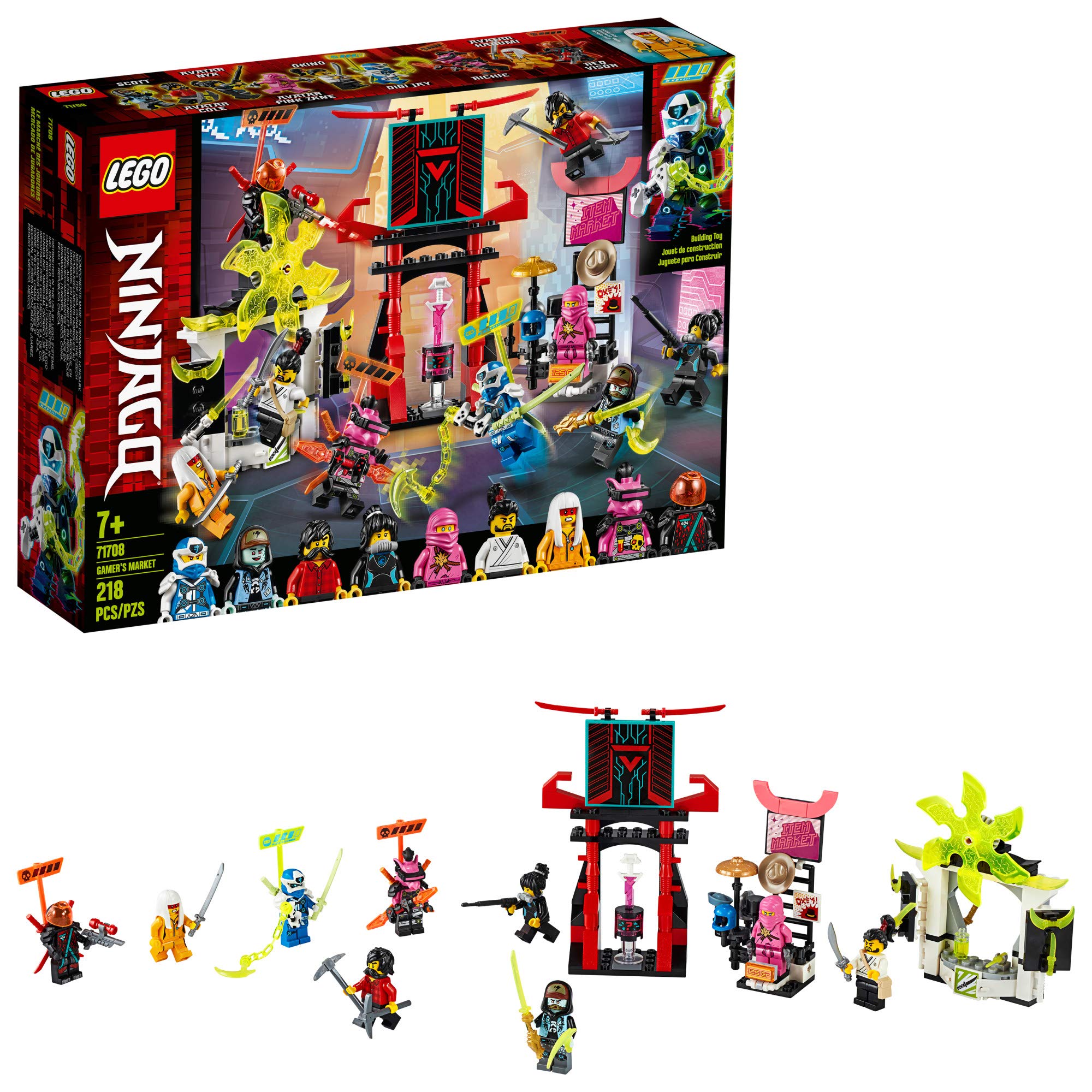 Kit De Construção Lego Ninjago Gamer&#39;s Market 71708 (218 Peças)