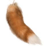 Chaveiro Faux Therian Tail Fox Tail 38-40 Cm Para Bolsa