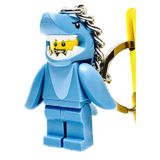 Chaveiro Lego Shark Suit Guy 853666 Oficialmente Licenciado