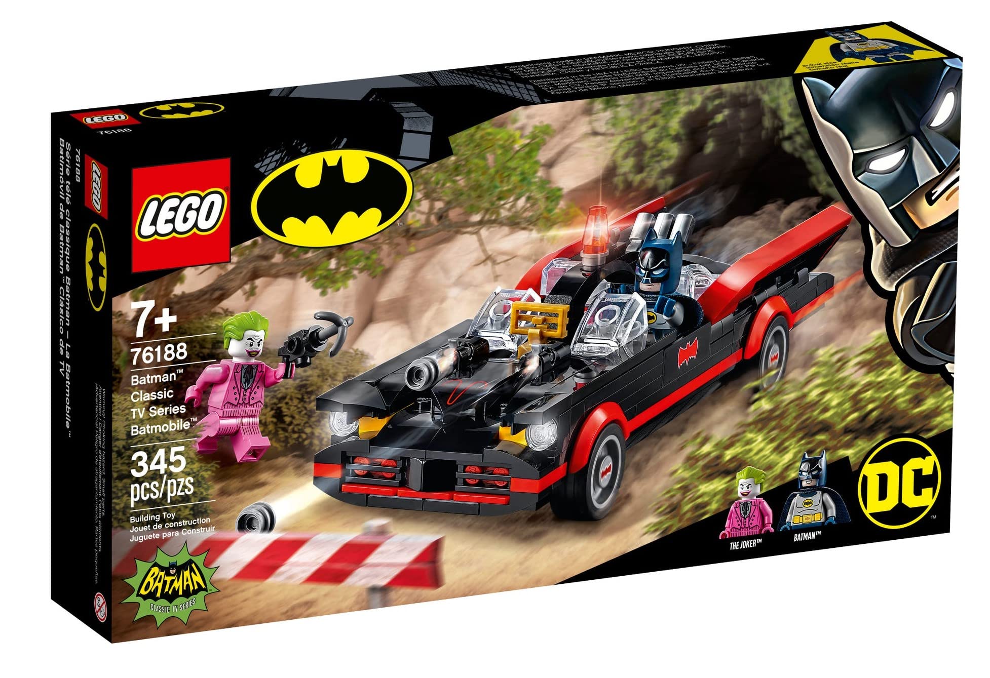 Brinquedo De Construção Lego Batman Classic Batmobile 76188 Com Joker