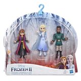 Pacote Com 3 Bonecas Disney Frozen Anna, Elsa E Mattias - 3 Anos Ou Mais