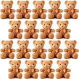 Brinquedo De Urso De Pelúcia Hydren 30 Cm, 18 Peças De Pelúcia Macia A Granel Com Laços