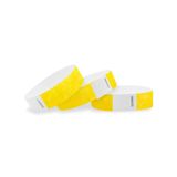 Pulseiras Wristco Pantone Yellow Tyvek Para Eventos, 1000 Unidades