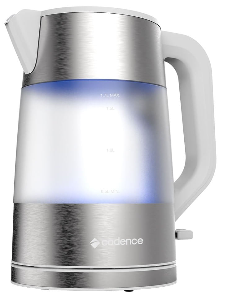 Chaleira Eletrica Cadence 1.7l - Acabamento Em Inox