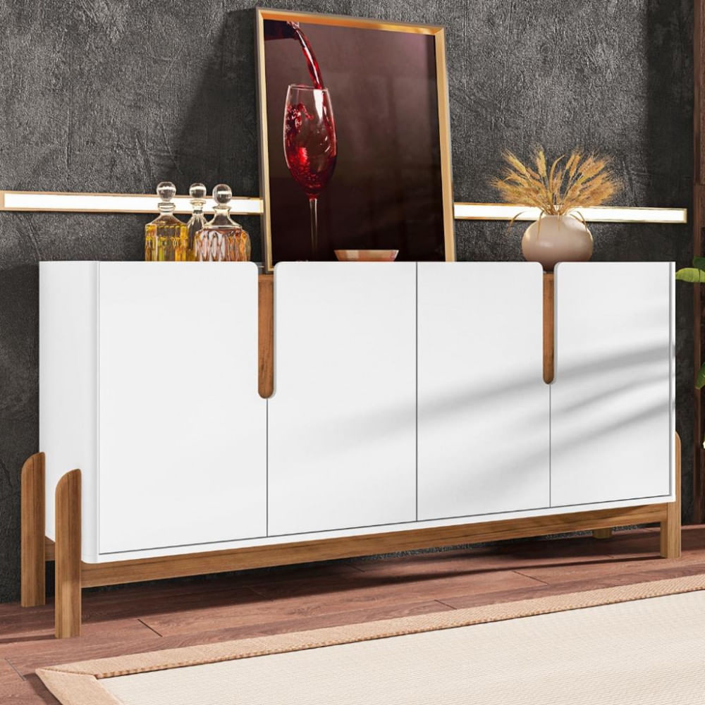 Aparador Buffet 4 Portas 170cm Lizz Casa D